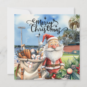 Baseball Christmas Home voor de Feestdagen: Nederl Feestdagenkaart
