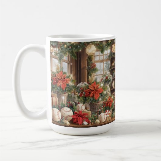 Baseball Christmas themed for player  Koffiemok (Links)