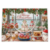 Baseball Christmas themed in Bakery  Groot Cadeauzakje (Voorkant)
