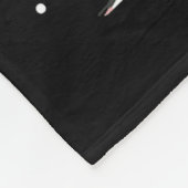 Baseball Christmas Tree Lights Fleece Deken (Hoek)