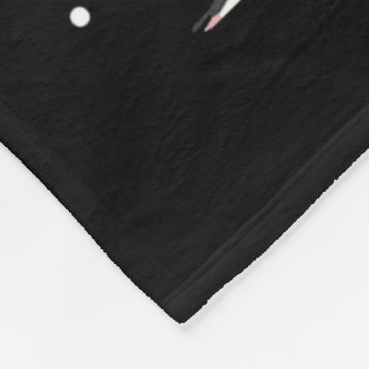 Baseball Christmas Tree Lights Fleece Deken (Hoek)