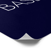 Baseball Citaat 7: Discipline voor succesvol Poste Poster (Hoek)