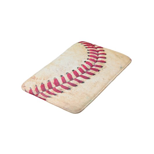 Baseball Close-up foto Badmat (Gekanteld)