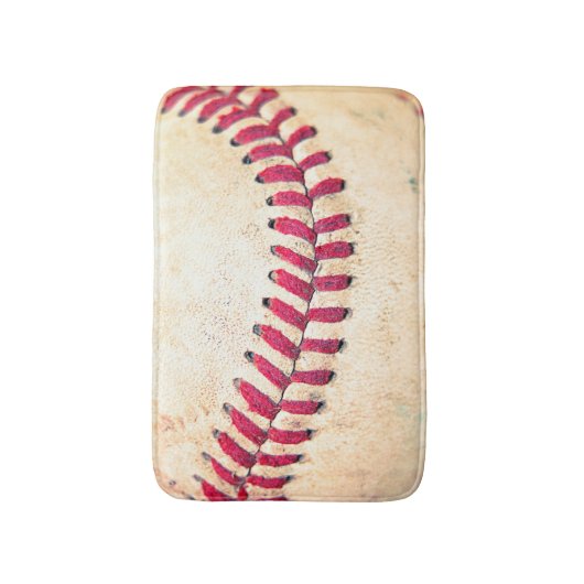  Baseball Close-up foto Badmat (Voorkant Verticaal)