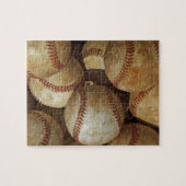 Baseball Close-up foto - Sportkunst Legpuzzel (Horizontaal)