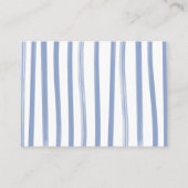 Baseball Clotheline Baby Showe Diaper Raffle-kaart Informatiekaartje (Achterkant)