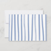 Baseball Clotheline Baby Showe Diaper Raffle-kaart Kaart (Achterkant)