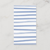 Baseball Clothesline Baby shower Books for baby Visitekaartje (Achterkant)