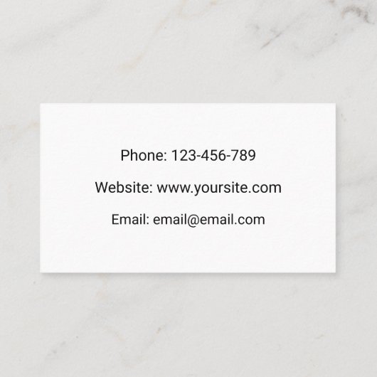 Baseball Club Naam Veld Landschap Foto Modern Visitekaartje (Achterkant)