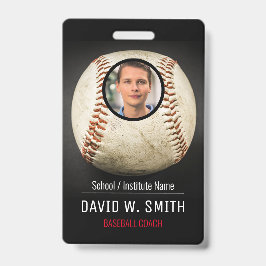 Baseball Coach Badge