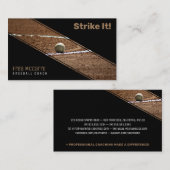 Baseball Coach | Baseball Field Visitekaartje (Voorkant / Achterkant)