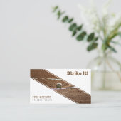 Baseball Coach | Baseball Field Visitekaartje (Staand voorkant)