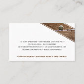 Baseball Coach | Baseball Field Visitekaartje (Achterkant)