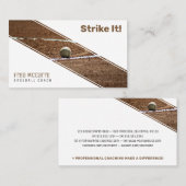 Baseball Coach | Baseball Field Visitekaartje (Voorkant / Achterkant)
