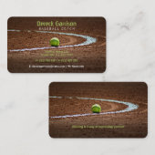 Baseball Coach | Baseball-veld Visitekaartje (Voorkant / Achterkant)