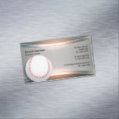 Baseball Coach | Beroepsbeoefenaars Magnetisch Visitekaartje (Voorbeeld)