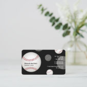 Baseball Coach | Beroepsbeoefenaars Visitekaartje (Staand voorkant)