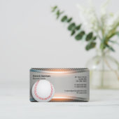 Baseball Coach | Beroepsbeoefenaars Visitekaartje (Staand voorkant)