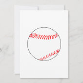 Baseball Coach Best Ever Custom Foto Hartelijk dan Bedankkaart (Achterkant)