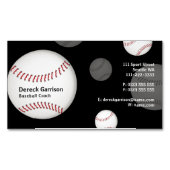 Baseball Coach | Beste sport Magnetisch Visitekaartje (Voorkant)