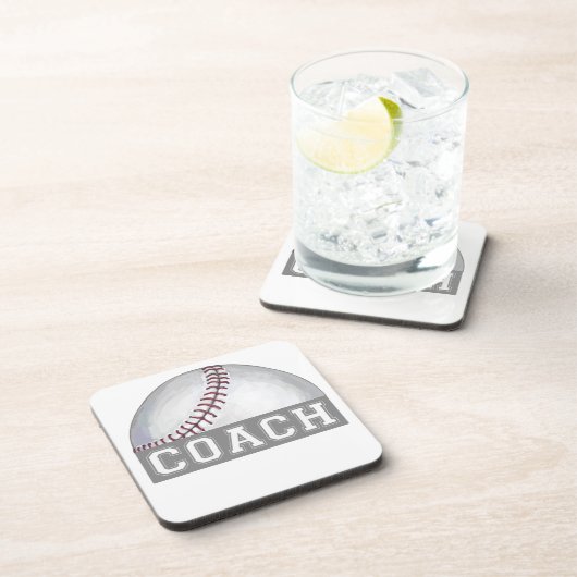 Baseball Coach Bier Onderzetter (Rechterzijde)