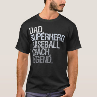 Baseball Coach Dad T-shirt