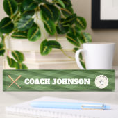 Baseball Coach Desk Naam bord Naambordje