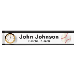 Baseball Coach   DIY-naam Naambordje