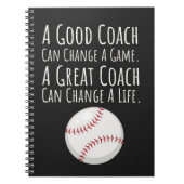 Baseball Coach Gift Ideas Keepsake From Team Sport Notitieboek (Voorkant)