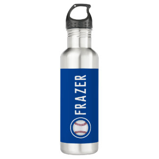 Baseball coach gift personalized waterfles