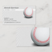 Baseball Coach | Lichtgrijs Visitekaartje (Voorkant / Achterkant)