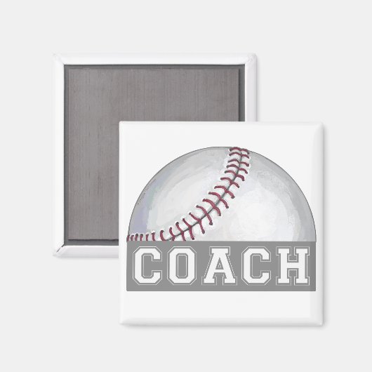 Baseball Coach Magneet (Voorkant / Achterkant)