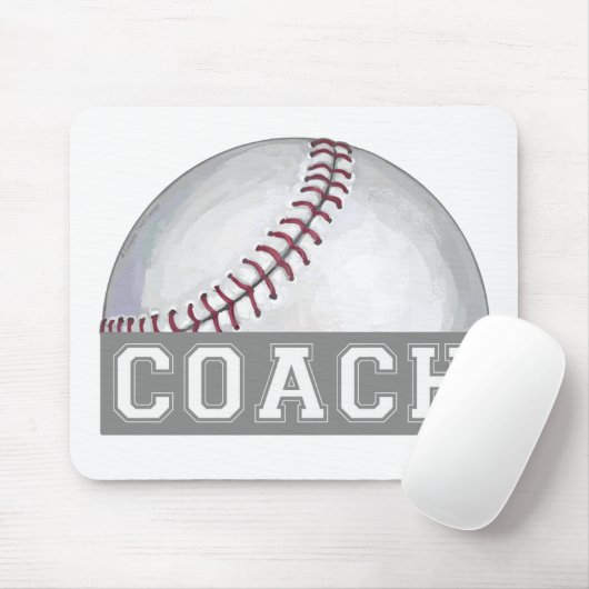 Baseball Coach Muismat (Met muis)