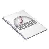 Baseball Coach Notitieboek (Rechterzijde)