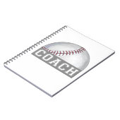 Baseball Coach Notitieboek (Linkerzijde)