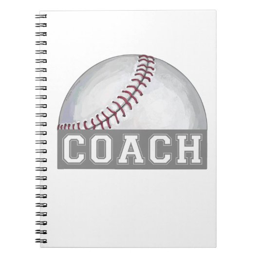 Baseball Coach Notitieboek (Voorkant)