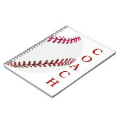 Baseball Coach Notitieboek (Linkerzijde)