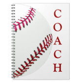 Baseball Coach Notitieboek (Voorkant)