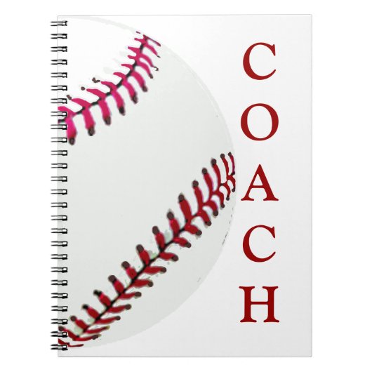 Baseball Coach Notitieboek (Voorkant)