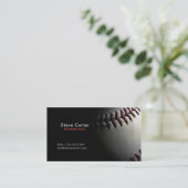 Baseball Coach of Player Fitness Sport Card Visitekaartje (Staand voorkant)