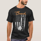 Baseball Coach pap als een normale pap, alleen koe T-shirt (Voorkant)