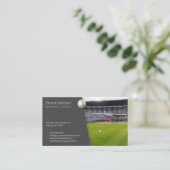 Baseball Coach | Player-foto Visitekaartje (Staand voorkant)