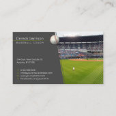 Baseball Coach | Player-foto Visitekaartje (Voorkant)