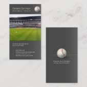Baseball Coach | Player-foto Visitekaartje (Voorkant / Achterkant)