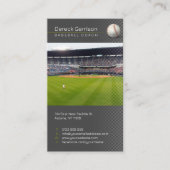 Baseball Coach | Player-foto Visitekaartje (Voorkant)