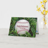 Baseball Coach Retirement from Team Kaart (Gele Bloem)