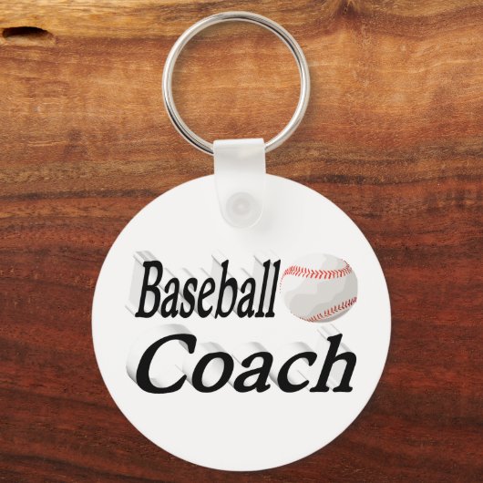 Baseball Coach Sleutelhanger (Voorkant)