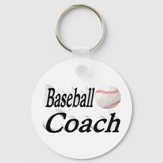 Baseball Coach Sleutelhanger (Achterkant)