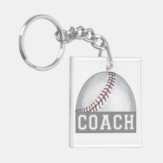 Baseball Coach Sleutelhanger (Voorkant Links)