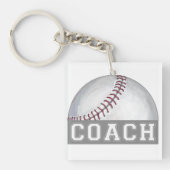 Baseball Coach Sleutelhanger (Voorkant)